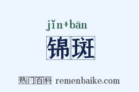 锦斑是什么意思的图片